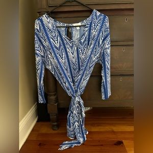 Market and Spruce royal blue short romper. Size medium.